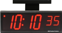 DuraTime Double Sided 4" Red LED Clock